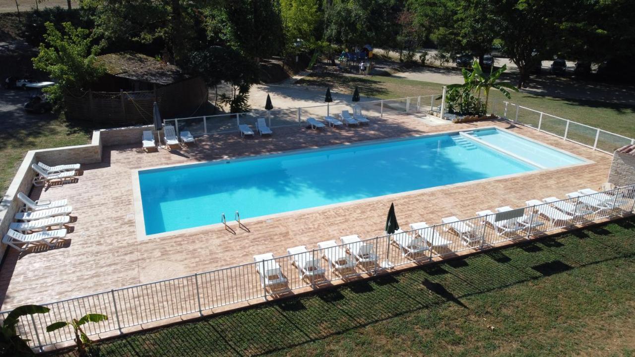 Camping Nature Le Valenty Mobil-Home-Dordogne Panoramique Clim Piscine Soturac ภายนอก รูปภาพ