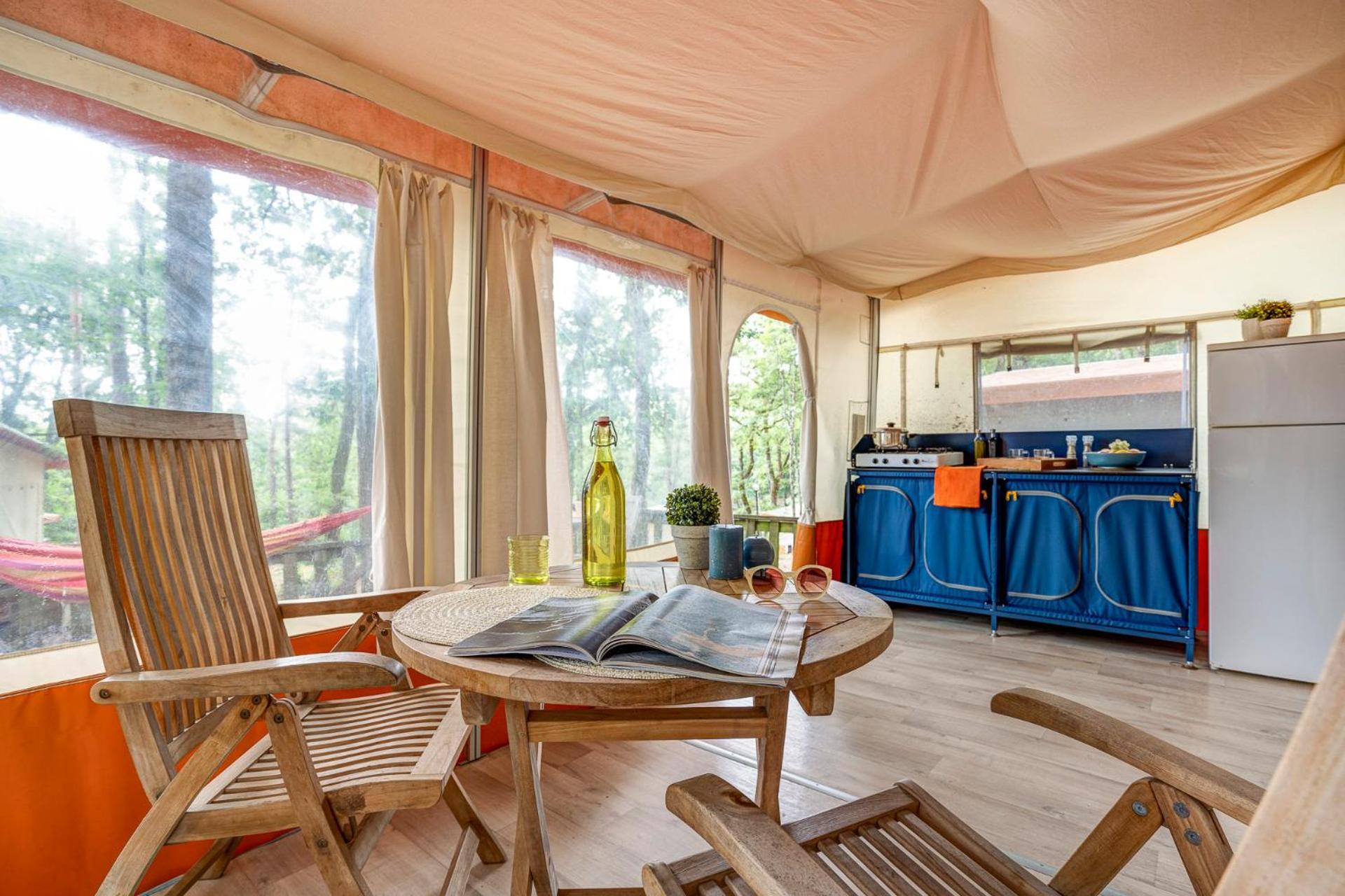 Camping Nature Le Valenty Mobil-Home-Dordogne Panoramique Clim Piscine Soturac ภายนอก รูปภาพ