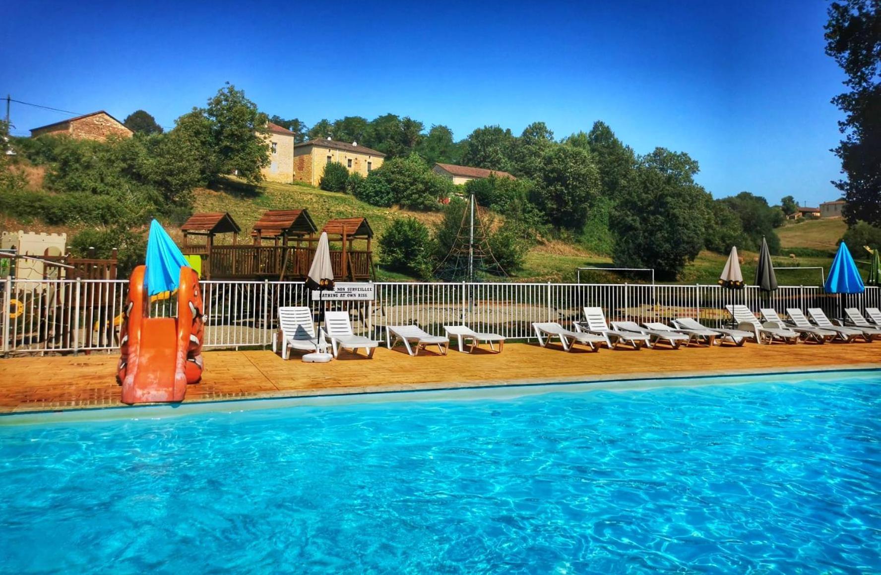 Camping Nature Le Valenty Mobil-Home-Dordogne Panoramique Clim Piscine Soturac ภายนอก รูปภาพ